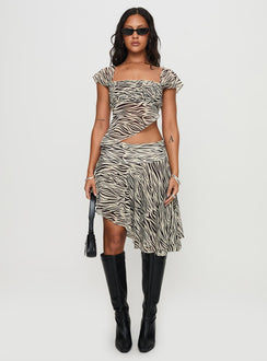 Legacy Midi Skirt Zebra