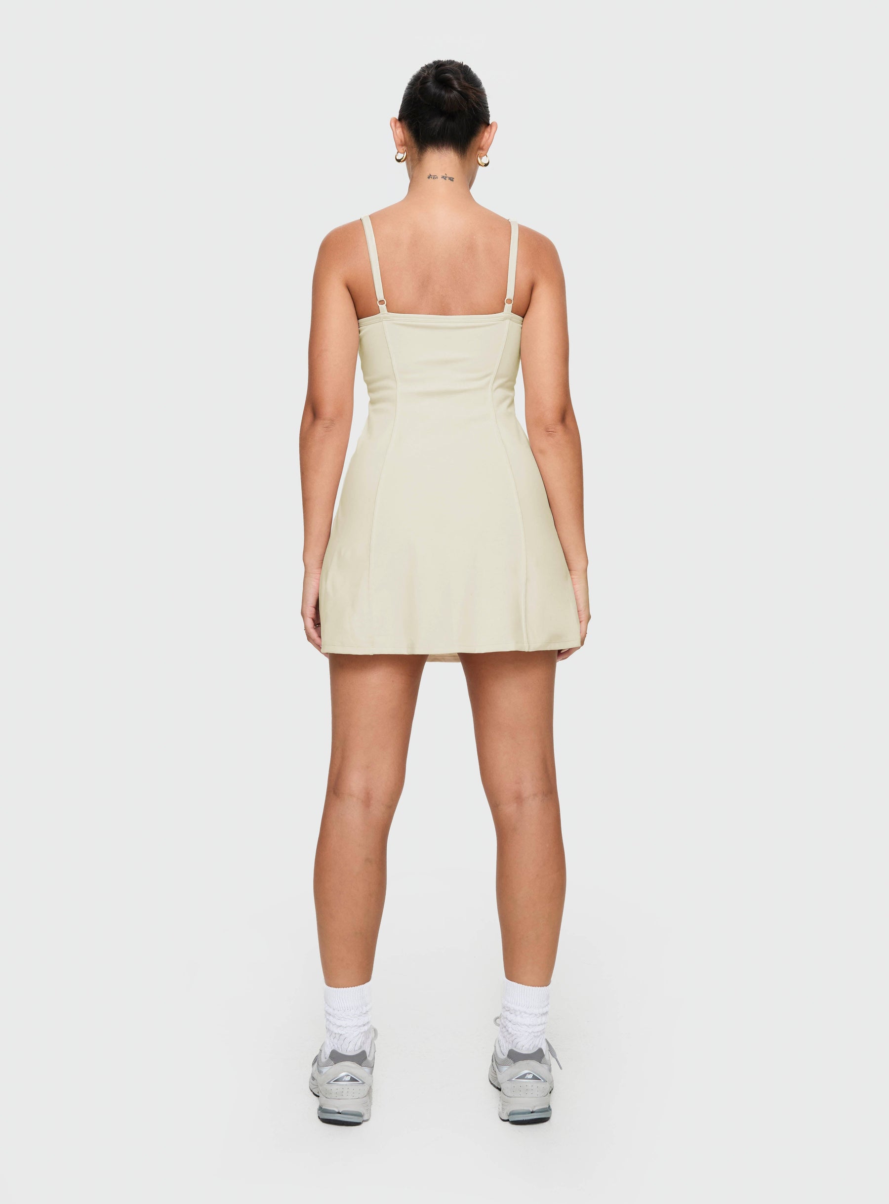 Ambition Activewear Romper Latte