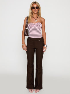 Angel Unknown Flare Pants Chocolate