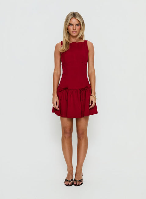 Milienne Mini Dress Red