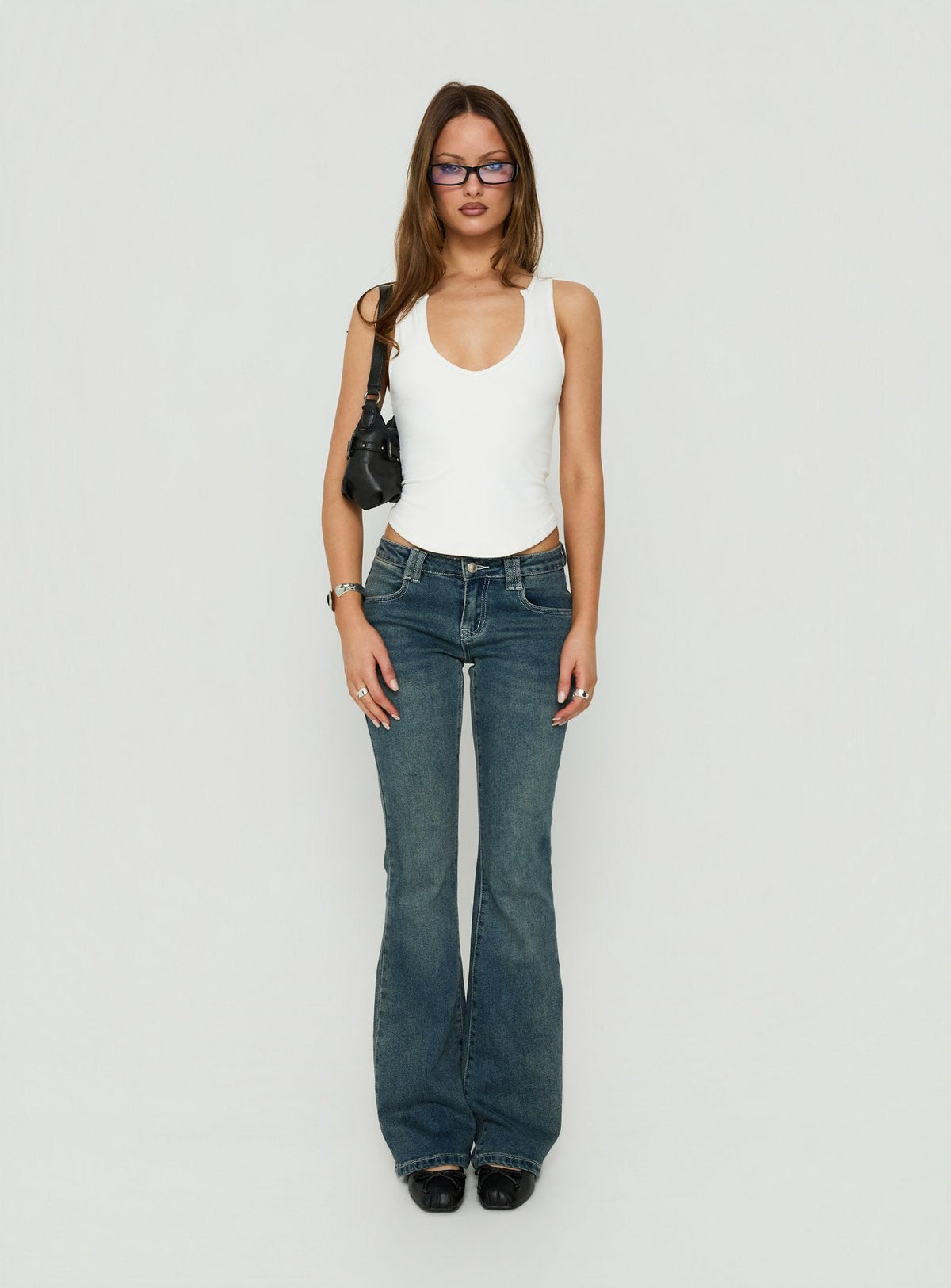 Daily Define Scoop Tank White