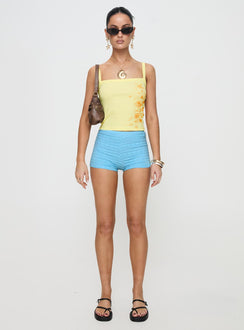 Solar Power Tank Top Yellow