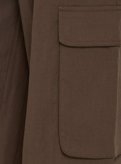 Lunea Concealed Waistband Cargo Pants Brown
