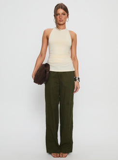 Ravenscroft Cargo Pant Washed Dark Khaki
