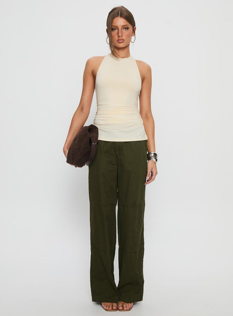 Wenona Ruched Top Butter