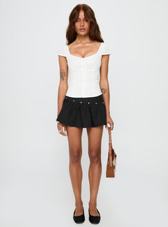 Transcendence Button Up Top White