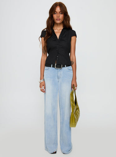 Arianwyn Short Sleeve Shirt Black