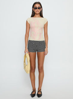 Nova Top Yellow Floral