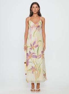 Isakaia Beaded Maxi Dress Floral / Multi