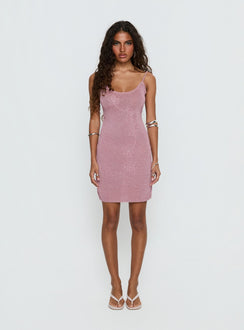 Sysanna Knit Mini Dress Pink