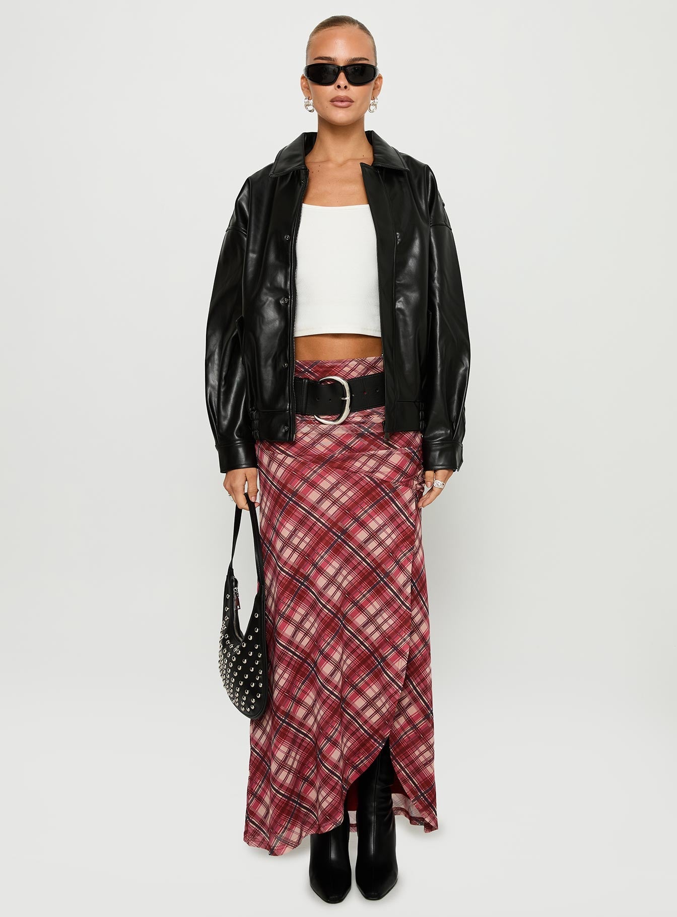 Cooperi Maxi Skirt Red Multi