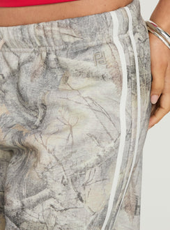 Kennah Wide Leg Sweat Pants Camo