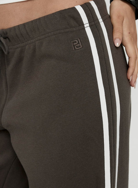 Kennah Wide Leg Sweat Pants Iron Grey
