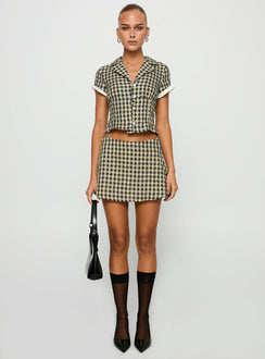 Rhom Set Brown Check