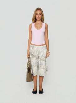 Sayllor Longline Sweat Shorts Camo