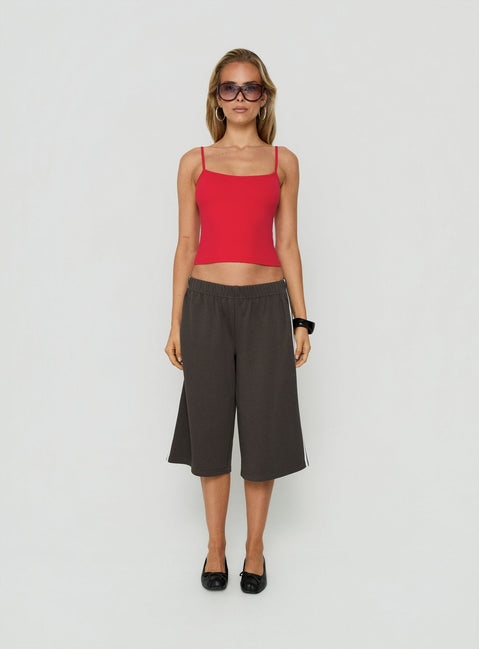 Sayllor Longline Sweat Shorts Iron Grey