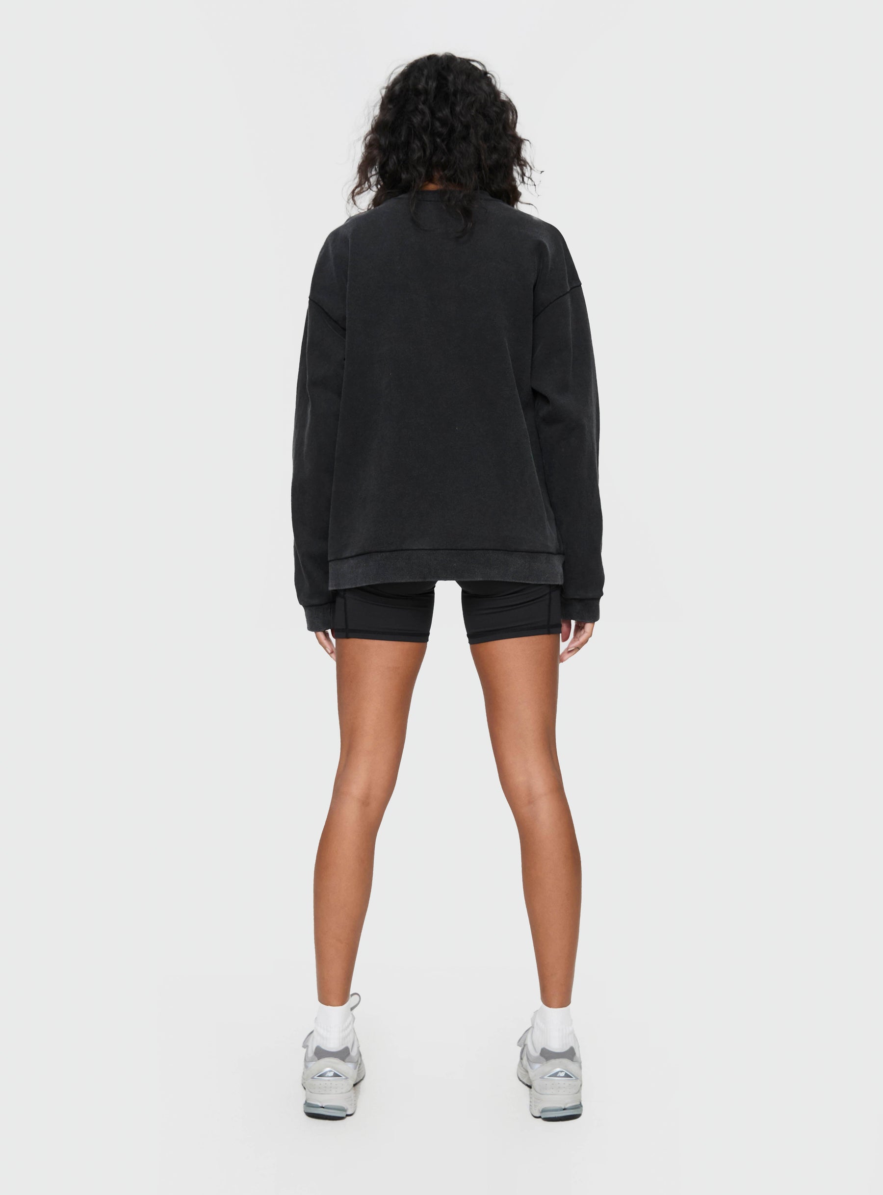 Fearlessness Activewear Crew Neck Sweatshirt Black