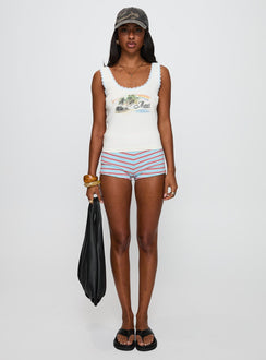 Love From Maui Graphic Tank Top White