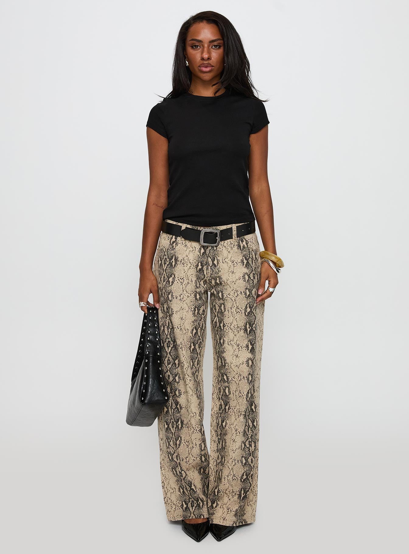 Prestige Longline Baby Tee Black