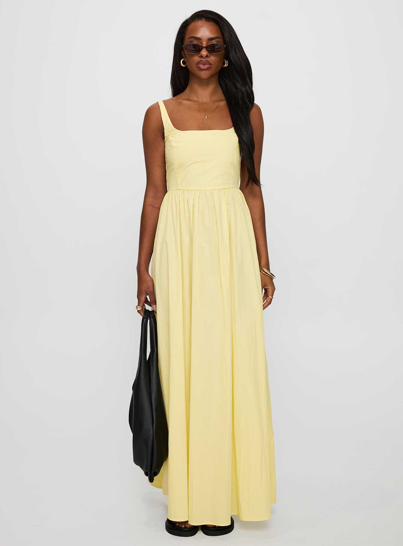 Cartmel Maxi Dress Lemon