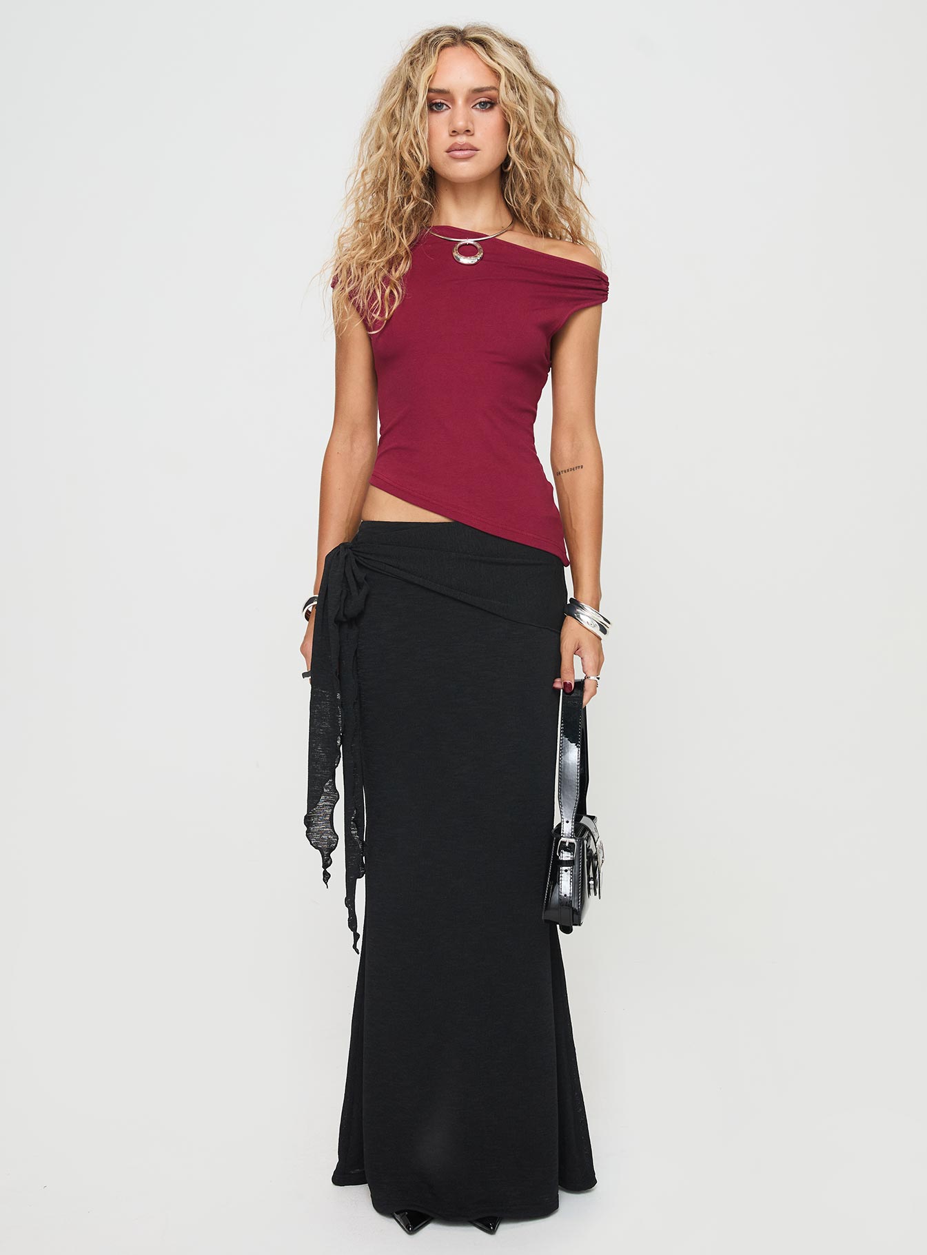 Dohert Maxi Skirt Black