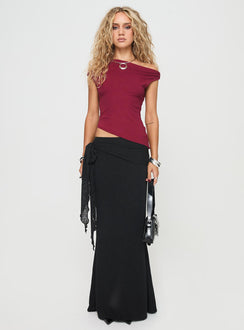 Dohert Maxi Skirt Black
