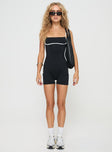 Romper Adjustable shoulder straps, straight neckline, contrast piping Good stretch, fully lined  Princess Polly Lower Impact 