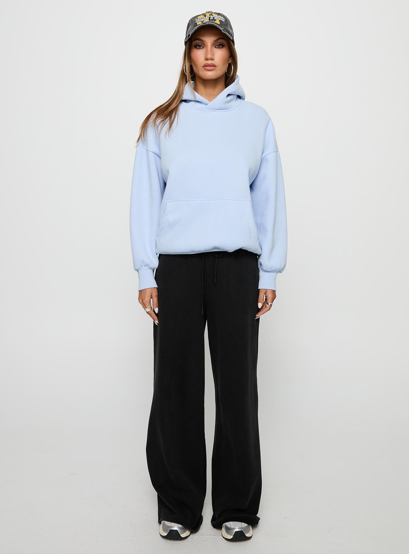 Unwind In Peace Hoodie Blue