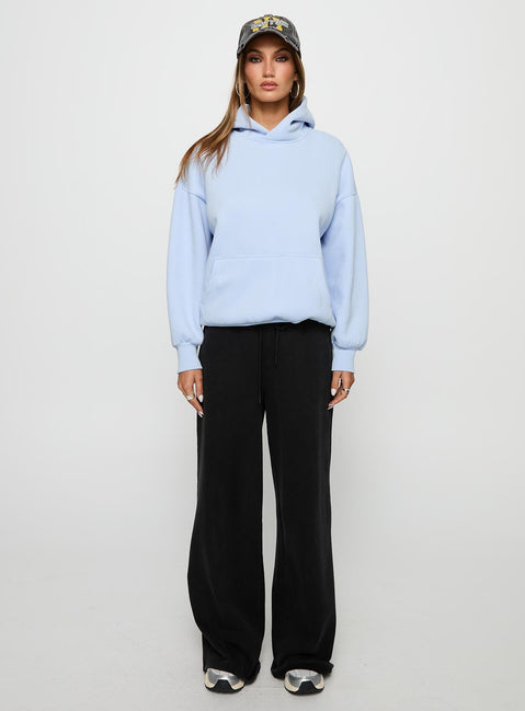 Unwind In Peace Hoodie Blue