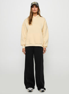 Princess Polly Hooded Sweatshirt Yellow