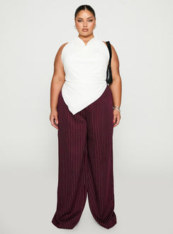 Interlude Top White Curve