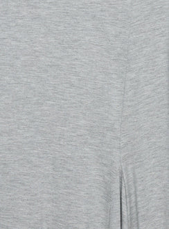 Natomi Jersey Midi Skirt Grey Marle