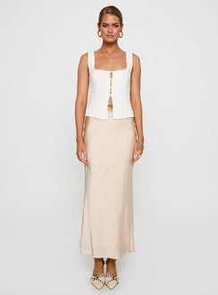 The Charmaine Maxi Skirt Cream