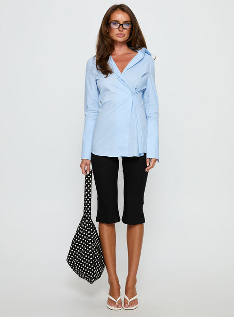 Nitsa Long Sleeve Shirt Blue