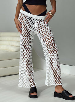 Time In The Sun Pants White