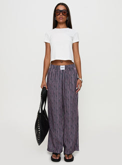 front view of model wearing Princess Polly Beach House Pants Multi 