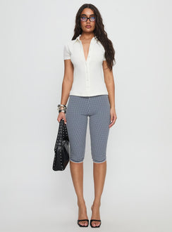 When You Sleep Short Sleeve Top White