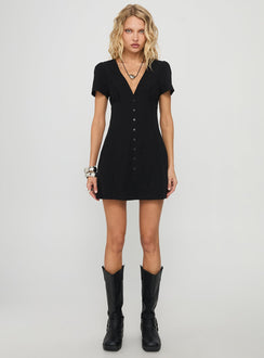 Loveliness Playsuit Black