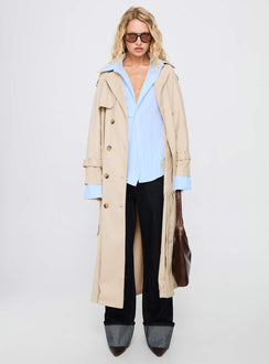 Vision Board Trench Coat Beige