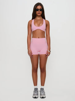 Pulse Active Halter Crop Pink
