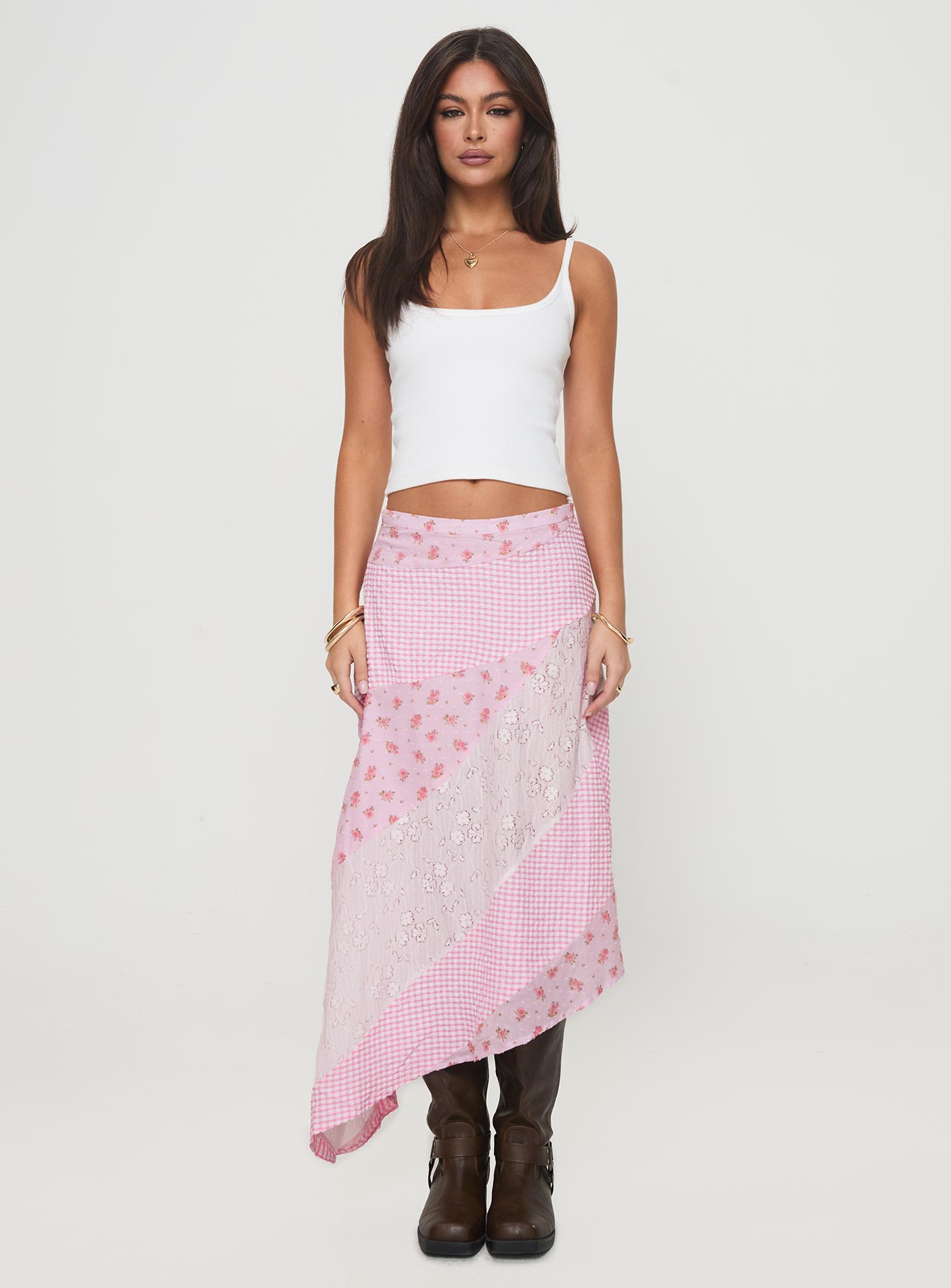 Rennar Maxi Skirt Multi Petite