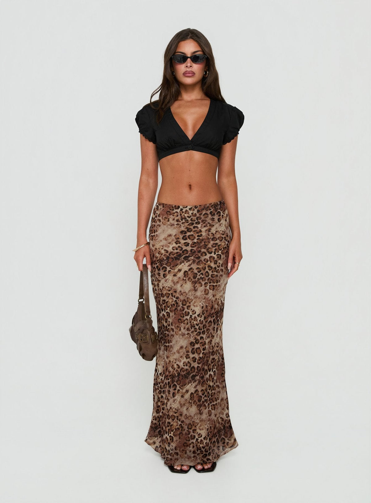 Eliena Maxi Skirt Leopard