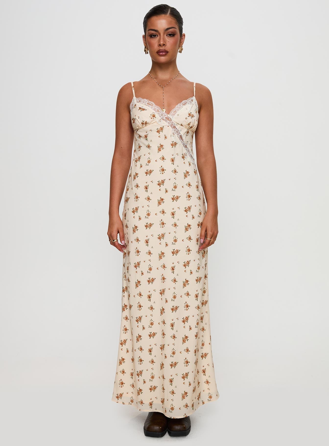 Madeleine Lace Maxi Dress Multi Floral