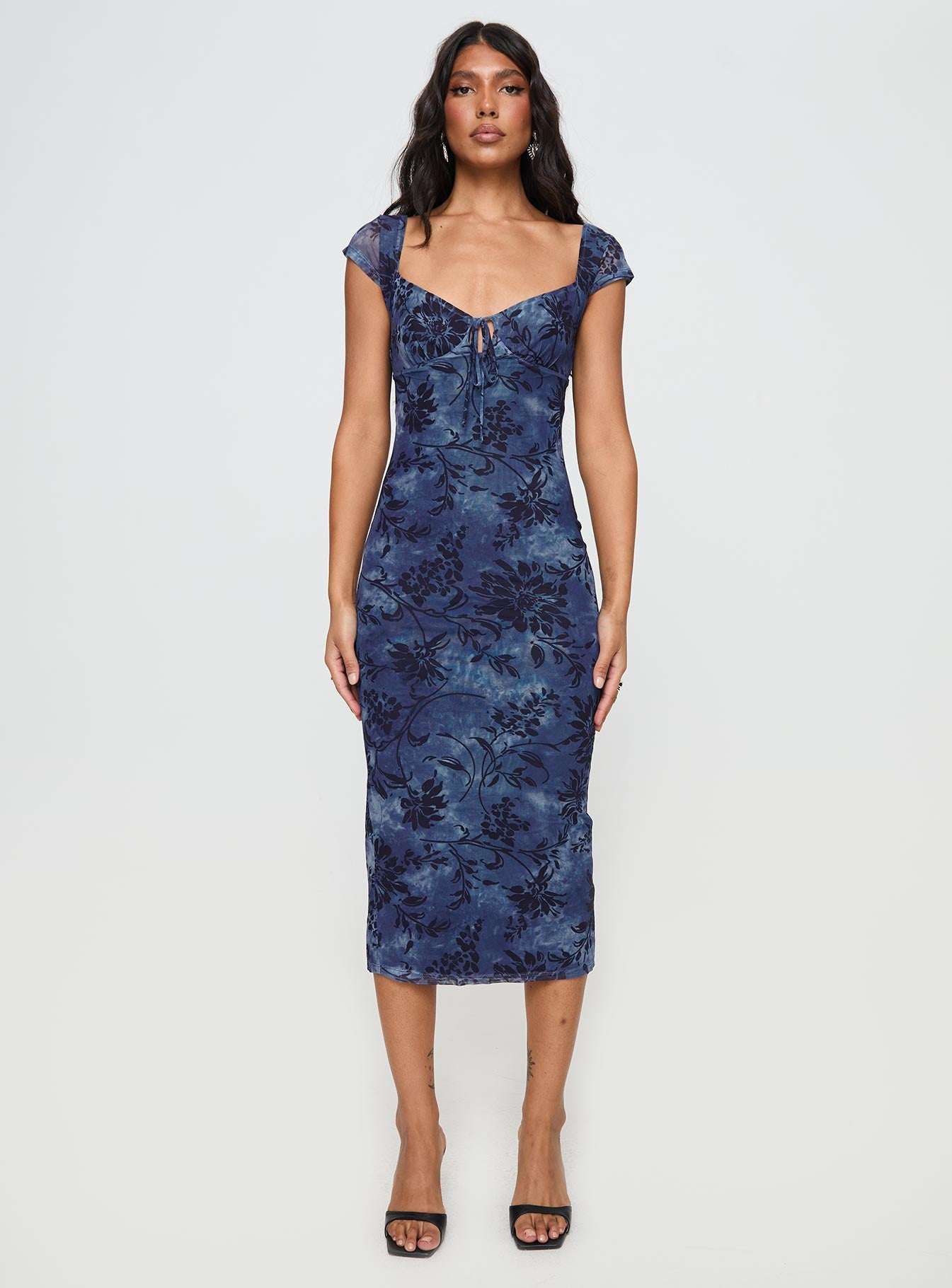 Derrick Maxi Dress Blue