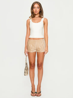 Showtime Micro Shorts Cream