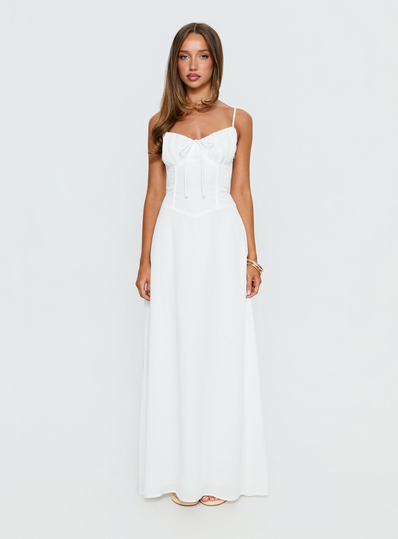 Members Only Maxi Dress White
