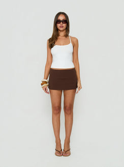 Daily Define Micro Skort Brown