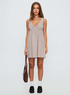 Nelty Mini Dress Check