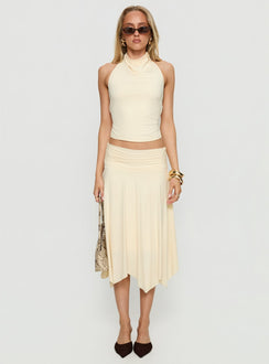 Scenic Route High Neck Top Yellow