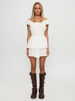 The Love Galore Romper White Lower Impact